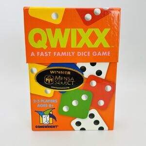 Gamewright Qwixx Fast Family Dice Game 2-5 Players Ages 8+ MENSA Select Winner